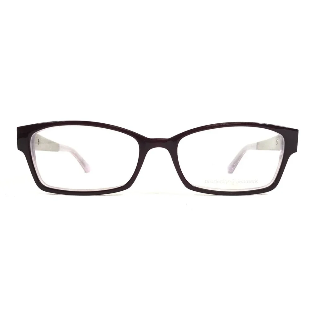 Prodesign Denmark Eyeglasses Frames 1704 c.3032 Purple Pink Cat Eye 51-16-140